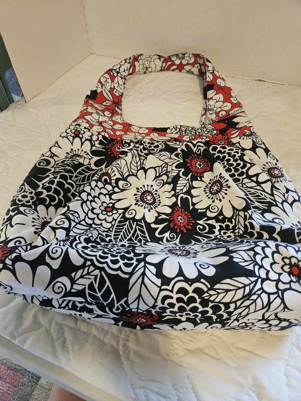 Floral Hobo Slouchy Bag